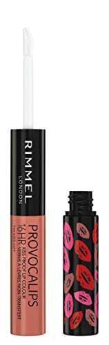 Rimmel London Provocalips 16hr Kiss-Proof Lip Color - Two-Step Liquid Lipstick to Lock in Color and Shine - 710 Kiss-Off, .14 fl.oz. - Thumbnail 4