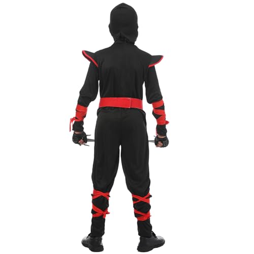Satkull R-XX00 Ninja Costumes Boy Ninja Costume Set Kids Halloween Ninja Costumes Ninja Halloween Cosplay Dress Up thumb #2