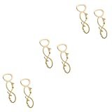 Weinflaschenöffner: hergestellt aus hochwertigem metallmaterial, ist dieser öffner sicher und in der anwendung, goldener flaschenöffner.