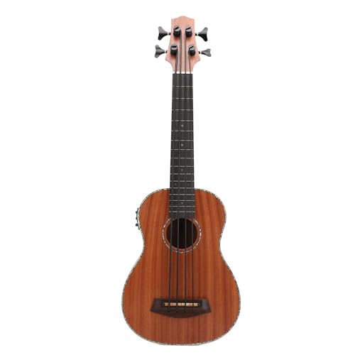 Guitare basse acoustique en bois massif à 4 cordes et 16 frettes avec égaliseur intégré