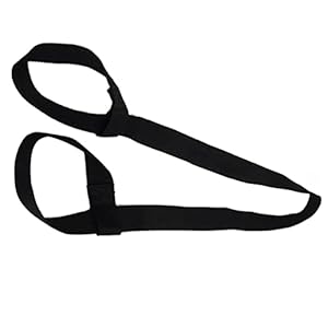 VORCOOL Yoga Mat Carrying Strap Sling Black Exercise Mat Yoga Mat Strap Yoga Mat Carry Strap Yoga Strap for Mat Yoga Mat Carrying Strap 150cm