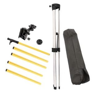 #US Laser Level Pole with Tripod Adjustable Telescoping Laser Pole 12 Ft./3.7M