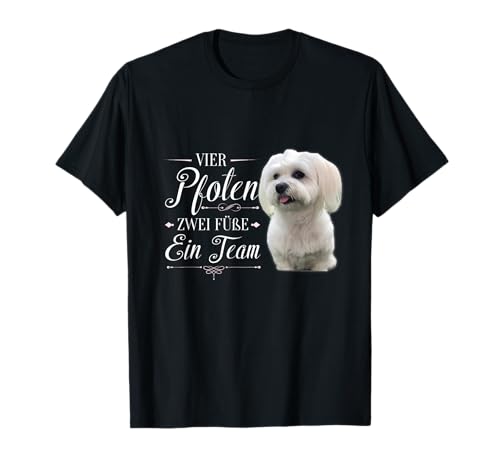 Süßes Malteser Hunde Grafik T-Shirt