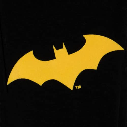 Batman 2-Piece Fleece Top/Pants Set For Boys And Toddlers, Dc Comics Fleece Hooded Sweatshirt Or T-Shirt And Pants For Boys And Toddlers (Black, Size 7) #TOP7