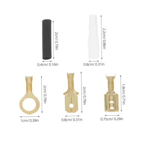 Kit 1050 connecteurs à sertir laiton et gaines thermorétractables pour câblage - 2