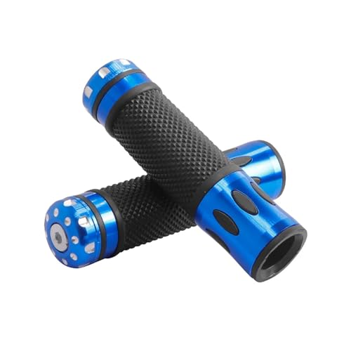 CLBGBLPZFV(売店) 電動スクーターハンドルバー アルミ合金+ゴム 滑り止め改造アクセサリー に適合 Xiaomi M365 1S PRO Pro2用パーツグリップ スクーターアクセサリー(1pairs blue)
