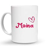 Makoroni - Moina Name - 11 Oz. Ceramic COFFEE MUG Coffee Drink Cup, DesZ58