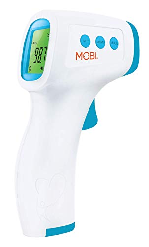 Mobi Health Automatic Wrist Blood Pressure Automatic Bp Cuff W/Large Lcd Display | Monitors Pulse Rate & Irregular Heart Rate Monitor Kit Including Non-Contact Thermometer #TOP5