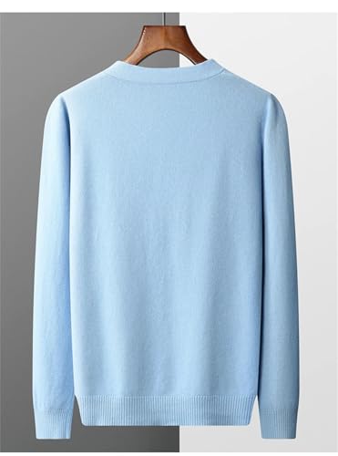 SaoBiiu Men Wool V-Neck Cardigan Sweater Spring Autumn Business Casual Knitted Long Sleeve Knitwear3