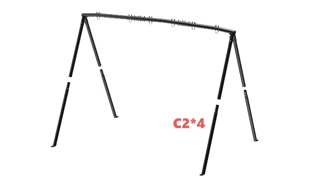 Amazon.com: Hapfan 3 Seat Swing Set for Backyard with Saucer