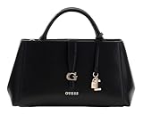 GUESS Handtasche Umh&auml;ngetasche Carrie Girlfriend Satchel Black schwarz
