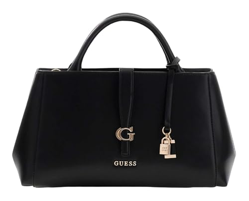 GUESS Handtasche Umhängetasche Carrie Girlfriend Satchel Black schwarz