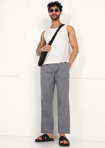 Image of Men's Cotton Linen Pajama