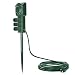 BESTTEN Outdoor Power Strip with Photocell Light Sensor and Countdown Timer, 12ft Long Extension Cord Power Stake, 3 Outlets with Weatherproof Covers, 15A/125V/1875W, Green