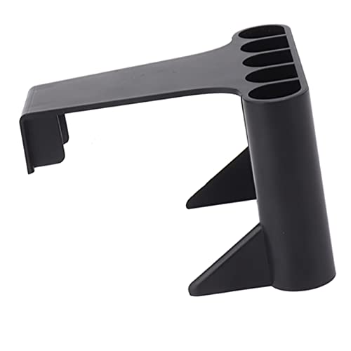 BAFOVY Aquarium Holder, Aquarium Hanger Sturdy Fish Decorations, Hanger With Integrated Hook, 5 Holes, Abs Material, Black (Hook)