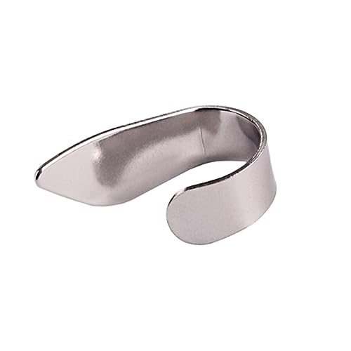 VICASKY バンジョーピック バンジョー フィンガーピック サムピック ミディアムフィンガープレクトラムベースピック ギターサムピック メタルウクレレ用