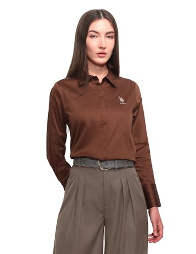 Image of Cotton Sateen Regular fit Shirt