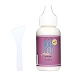 Bold Hold Lace Front Wig Glue, Waterproof Ghost Bond Hair Glue Adhesive for Secure & Long-Lasting Wear (With Clear Spoon)