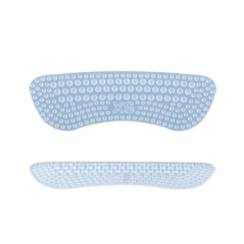 Calcomanías de silicona for talones, empuñaduras for tacones for mujeres y hombres, cojines antideslizantes, almohadillas, Protector for el cuidado los pies(XS-Transparent)