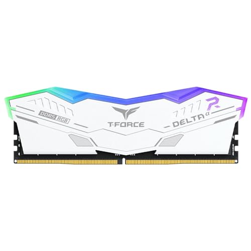 TeamGroup T-Force Delta RGB 32GB 6000MHz (6000MT/s) CL38 White DDR5 Desktop Gaming Memory, Metal Heatsink, ARGB Sync, ECC, XMP 3.0/EXPO, Compatible With Intel/AMD CPU, High Performance Low Latency RAM (B0CN387PVB) Amazon Price History, Amazon Price Tracker