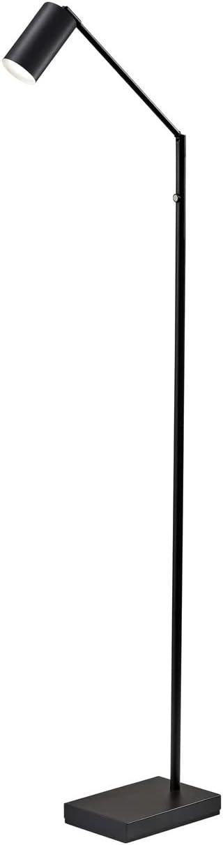 Adesso Colby LED Floor Lamp, Black