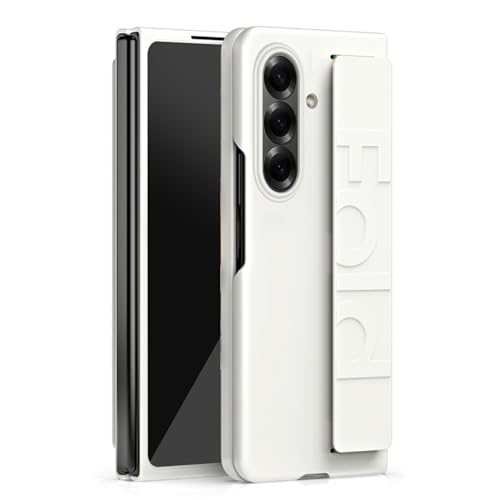Coque Galaxy Z Fold 7 anti-rayures avec dragonne silicone rigide
