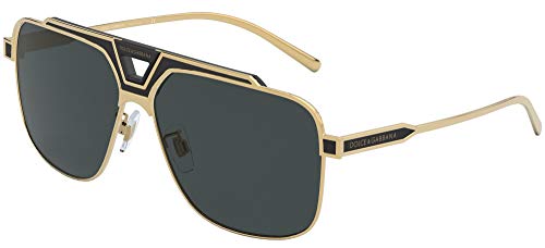 Dolce & Gabbana Lunettes de Soleil MIAMI DG 2256 Gold/Dark Grey 62/13/150 homme