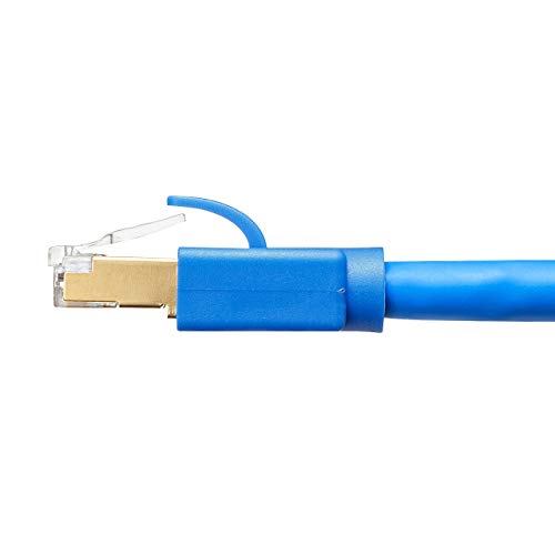 Cable LAN Sanwa Supply CAT8 2 m RJ45 Azul miniatura 4