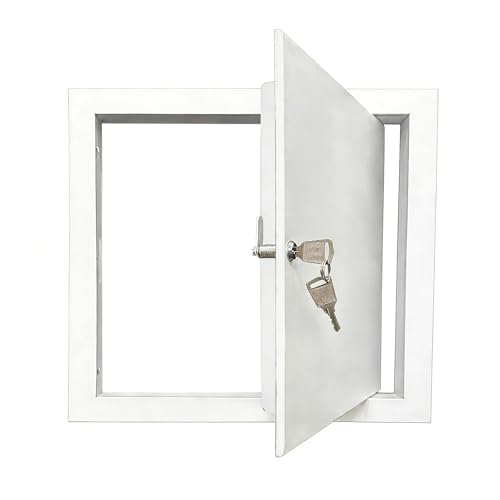 Panel de acceso blanco para ocultar tuberías y cables en pared de 24 x 20 pulgadas 2