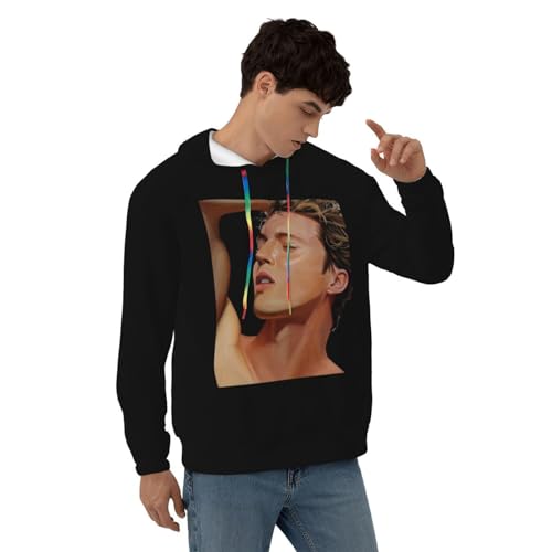 Troye Music Sivan Men's Hoodies Long Sleeve Sweatshirt Drawstring Graphic Pullover Tops With Pocket4