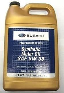Subaru SOA868V9285 / SOA427V1415 SAE 5W30 Synthetic Motor Oil - 1 Gallon