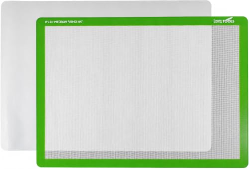 Precision Fusing Mat (17"x24") Silicone Pressing Mat for Appliqué & Collage