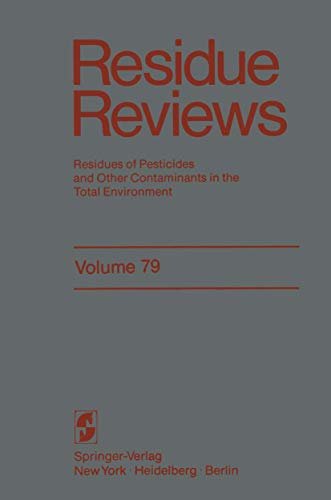 Triphenyltin Compounds and Their Degradation Products (Reviews of Environmental Contamination and Toxicology, 79)