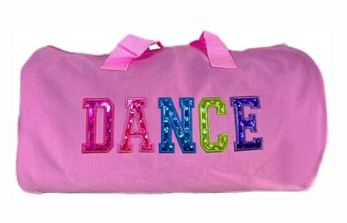 Girls Cute Ballet Dance Bag, Sports Bag, Handbag, Crossbody Bag,Ballerina Duffle Bag,for Dancer Girls (Pink)
