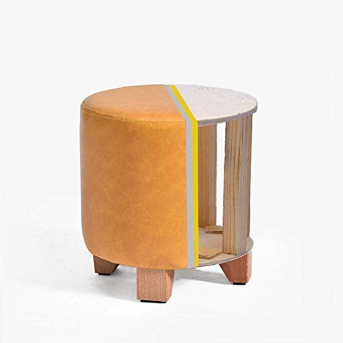 Tabouret de changement de chaussure en bois pour entrée rangée