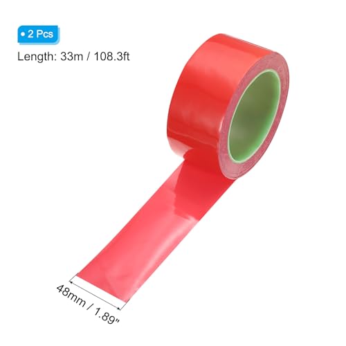 Ruban de précaution PATIKIL rouge pour éviter les chutes en escalier - 2