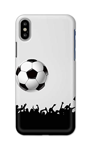 Image of Printed Hard Back Cover Case for Apple iPhone X | iPhone 10 | iPhone Xs | iPhone 10s Back Cover (Football Icon) -702