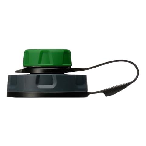 humangear capCAP+ | Converts Wide-Mouth Openings | Secure Easy Open | Food-Safe Material | Water Bottle Accessory Lid, Forest Green Cover
