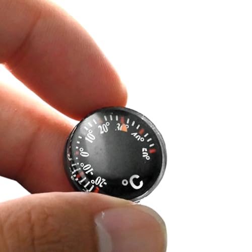Autotemperaturanzeige,Kleines Mechanisches Tragbares Temperature Gauge,Außenfenster-Thermograph | Für Thanksgiving, Valentinstag Und Geburtstag, Für Auto, Van Und SUVs, Zum Parken Im Sommer