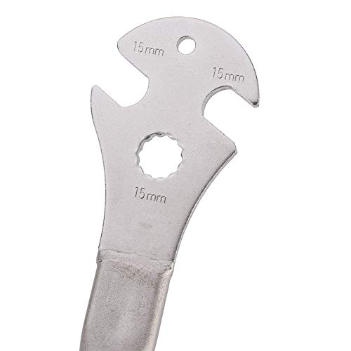 BIKEHAND Bicycle Pedal Key Extra Long Handle 350mm - Great Road Mountain Bike Pedal Removal Tool Spanner - 15mm