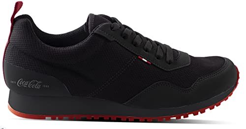 Tênis Coca-Cola Shoes, Cave, Unisex, All Black, 41