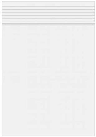 Bolsas de polietileno transparentes resellables con cierre de cremallera de 2 mil, 2 x 2 pulgadas, caja de 1000