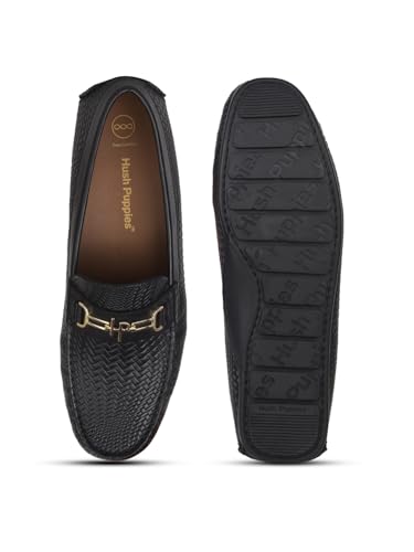 Image of Hush Puppies Men's Casual Loafer Shoes - Black