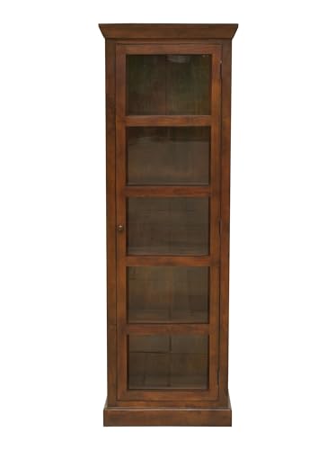 Image of The Attic Indiana Kitchen Cabinet Honey, Multipurpose Cabinet for Bedroom Living Room Study bar, Solid Wood Bookshelf /Kitchen Cabinet, Solid Mango Wood, Honey Matte Finish