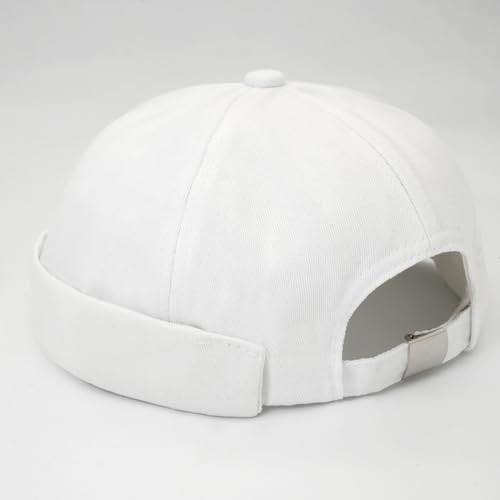 Image of Dome Brimless Hats for Women Men Beanie Docker Cap Sailor Skull Cap
