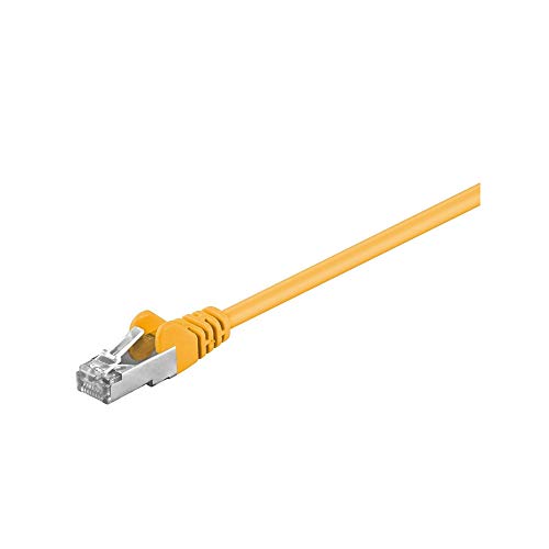 CAT 5e Câble de Liaison, F/UTP, Jaune, 20m Longueur de Câble