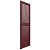 Plastic Development Group LSWHT1459 14 x 59 Inch Decorative Exterior Vinyl Plastic Faux Louvered Window Shutters with Installation Kit and Instructions, Bordeaux