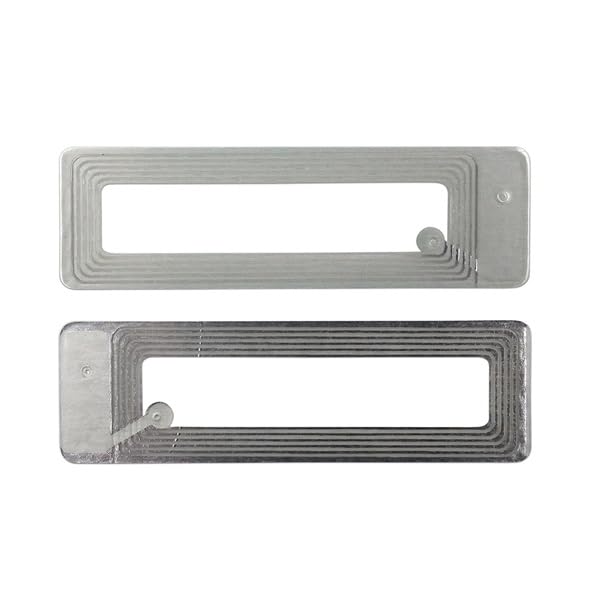 1000 RF 8.2Mhz Cosmetics Clear Security Label 2.55 x 0.78 inch (65x20mm) Checkpoint Compatible – Practical and Effective Anti-Theft Label for EAS Loss Prevention Systems by Bullseye Protection