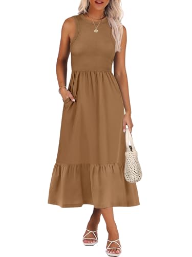 ANRABESS-Women-Midi-Dresses-2025-Summer-Casual-Sleeveless-Sundress-High-Neck-Tank-Top-Racerback-Flowy-Beach-Dress--Pockets-Light-Brown-Small