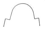 Bosmere Galvanized Wire Tunnel Hoops, 5-Pack - N402